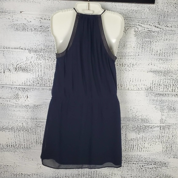Zara Trafaluc Halter Tie Waist Mini Dress Women’s Size M Minimalist Grunge Chic - Picture 4 of 10